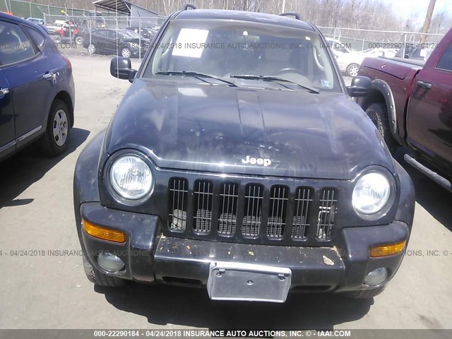 1J4GL58K82W220988 - 2002 JEEP LIBERTY LIMITED BLACK photo 6