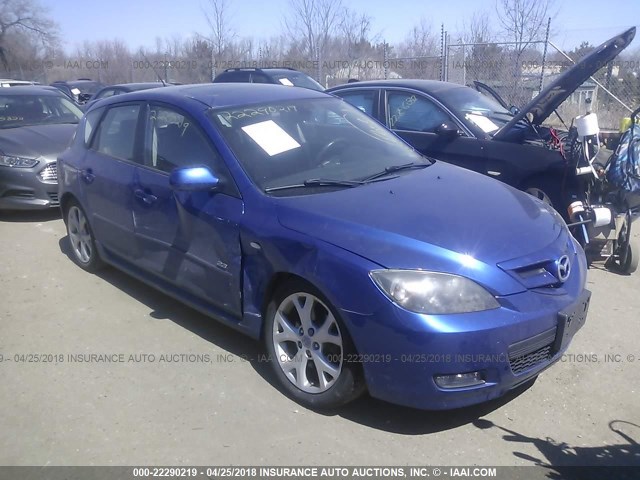 JM1BK343671698207 - 2007 MAZDA 3 HATCHBACK BLUE photo 1