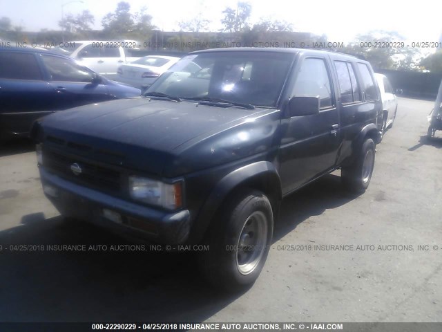 JN8HD17Y0RW204854 - 1994 NISSAN PATHFINDER LE/SE/XE GREEN photo 2