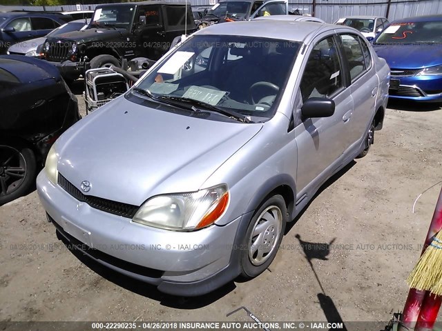 JTDBT123410159019 - 2001 TOYOTA ECHO SILVER photo 2