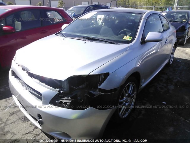 JTKDE177X60126914 - 2006 TOYOTA SCION TC 银色 照片 2
