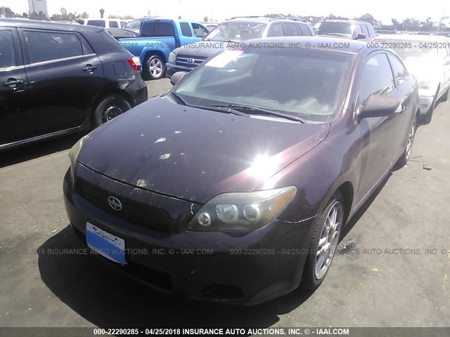 JTKDE167X80231859 - 2008 TOYOTA SCION TC 栗色 照片 2