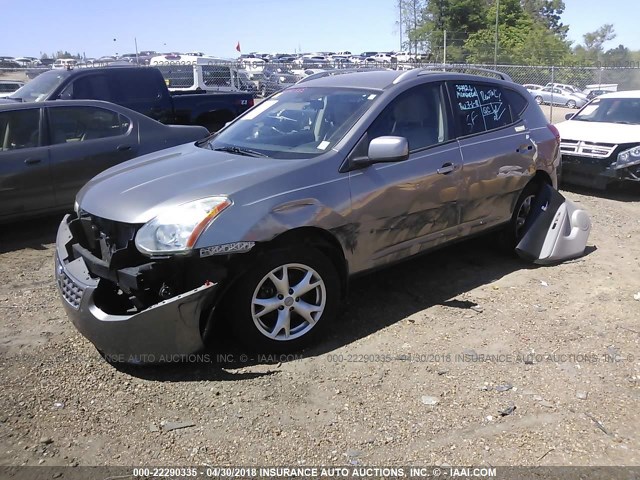 JN8AS58T89W058477 - 2009 NISSAN ROGUE S/SL GRAY photo 2