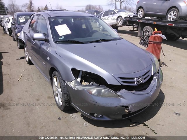 JM1BK343161454821 - 2006 MAZDA 3 HATCHBACK GRAY photo 1