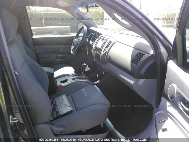 5TFTU4GN0EX054407 - 2014 TOYOTA TACOMA PRERUNNER ACCESS CAB GRAY photo 5
