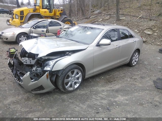 1G6AG5RX4D0170836 - 2013 CADILLAC ATS Pewter photo 2