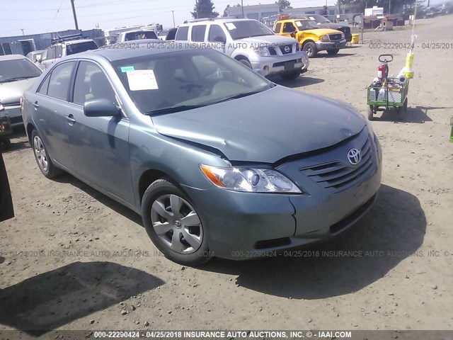 JTNBE46K873006658 - 2007 TOYOTA CAMRY NEW GENERAT CE/LE/XLE/SE GREEN photo 1