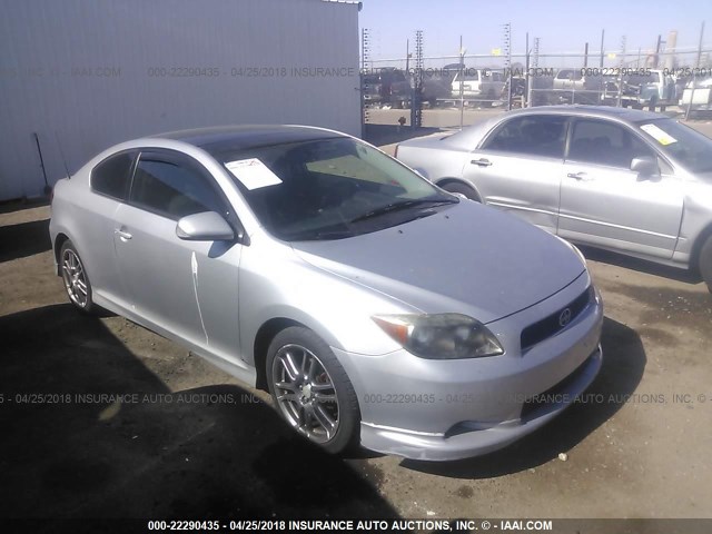 JTKDE177250009973 - 2005 TOYOTA SCION TC SILVER photo 1