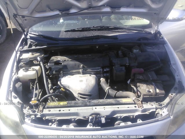 JTKDE177250009973 - 2005 TOYOTA SCION TC 银色 照片 10