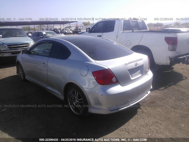 JTKDE177250009973 - 2005 TOYOTA SCION TC 银色 照片 3