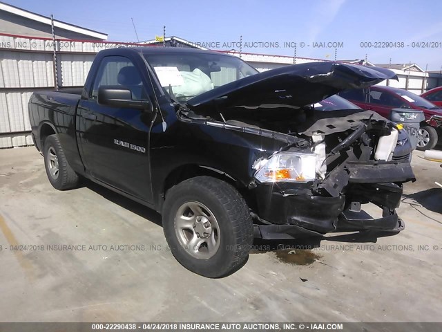 3C6JD6AP5CG276916 - 2012 DODGE RAM 1500 ST BLACK photo 1