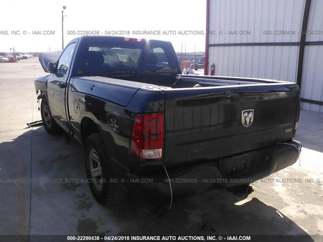3C6JD6AP5CG276916 - 2012 DODGE RAM 1500 ST შავი ფოტო 3