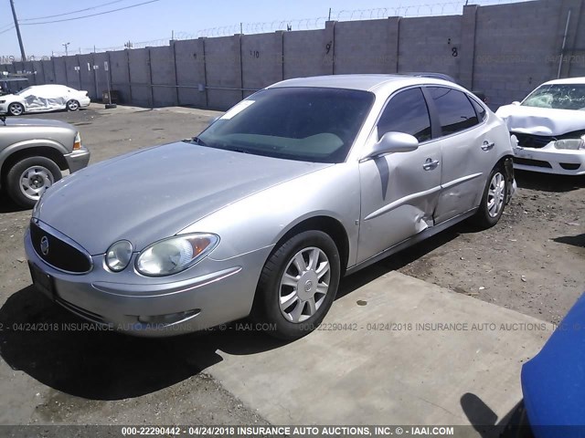 2G4WC552861111039 - 2006 BUICK LACROSSE CX SILVER photo 2