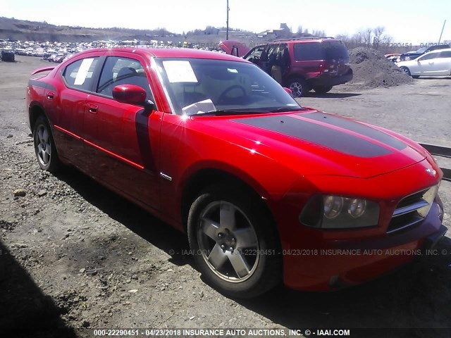 2B3LK53H97H625574 - 2007 DODGE CHARGER R/T RED photo 1