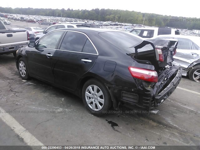 4T1BK46K97U024847 - 2007 TOYOTA CAMRY NEW GENERAT LE/XLE/SE BLACK photo 3