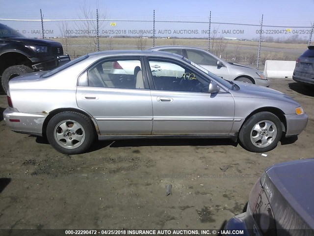 1HGCD5604VA106816 - 1997 HONDA ACCORD SE SILVER photo 6