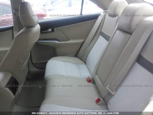 4T1BD1FK1CU035912 - 2012 TOYOTA CAMRY HYBRID/LE/XLE 红色 照片 8