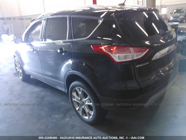 1FMCU9J97GUC62910 - 2016 FORD ESCAPE TITANIUM BLACK photo 3