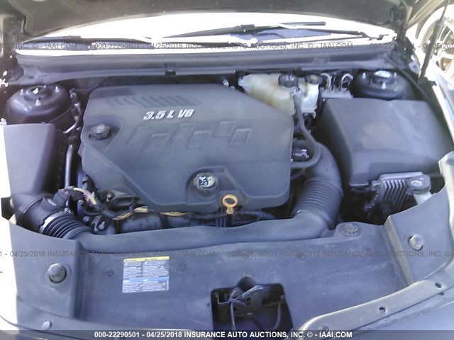 1G1ZG57N484254521 - 2008 CHEVROLET MALIBU LS შავი ფოტო 10