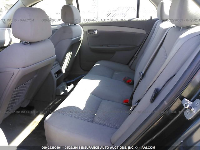 1G1ZG57N484254521 - 2008 CHEVROLET MALIBU LS შავი ფოტო 8