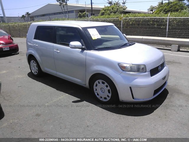 JTLKE50E691062503 - 2009 TOYOTA SCION XB SILVER photo 1