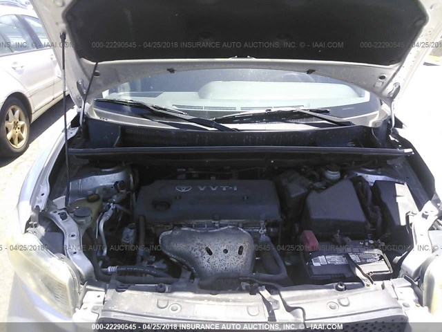 JTLKE50E691062503 - 2009 TOYOTA SCION XB SILVER photo 10