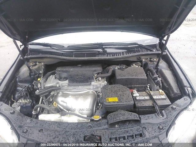 4T1BF1FK0FU051744 - 2015 TOYOTA CAMRY LE/XLE/SE/XSE BLACK photo 10