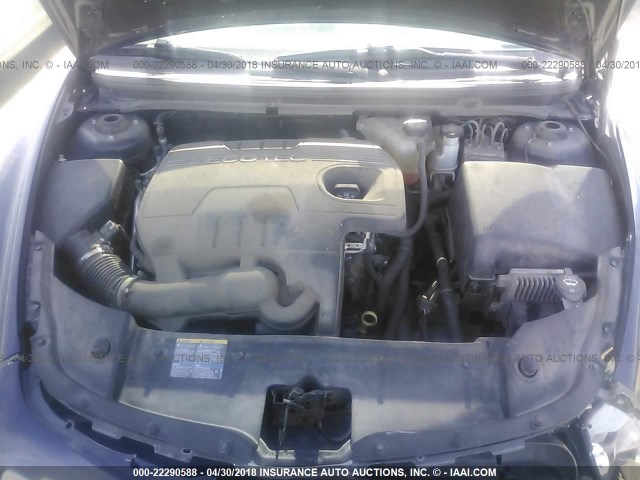 1G1ZG57B094189822 - 2009 CHEVROLET MALIBU LS მუქი ლურჯი ფოტო 10