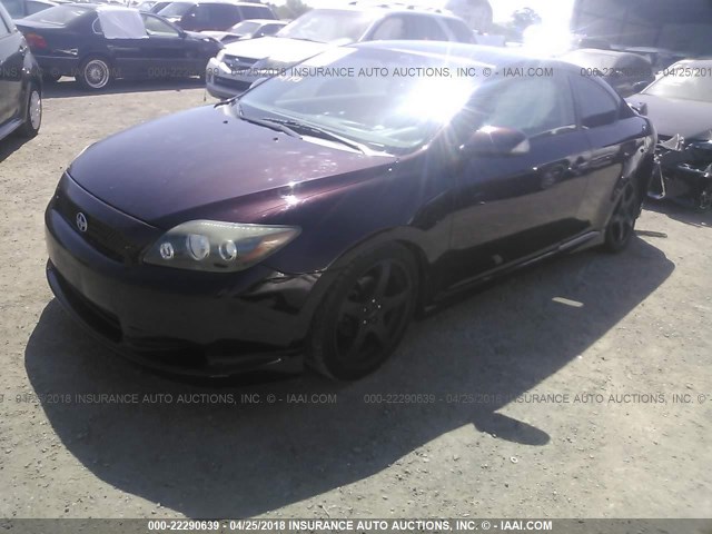 JTKDE167990298227 - 2009 TOYOTA SCION TC 勃艮第红 照片 2