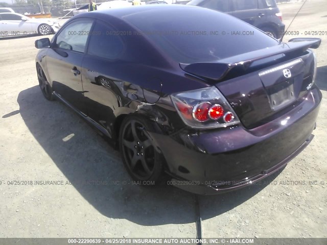 JTKDE167990298227 - 2009 TOYOTA SCION TC 勃艮第红 照片 3
