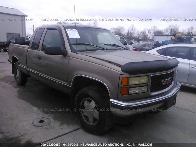 2GTEK19R0V1501019 - 1997 GMC SIERRA K1500 TAN photo 1