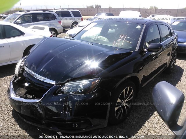 1C3CCBBG3DN754629 - 2013 CHRYSLER 200 TOURING BLACK photo 2