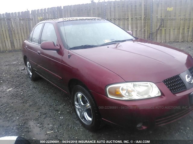 3N1CB51D44L836945 - 2004 NISSAN SENTRA 1.8/1.8S RED photo 1