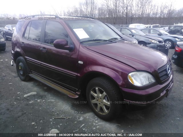 4JGAB72E5YA182991 - 2000 MERCEDES-BENZ ML 430 勃艮第红 照片 1