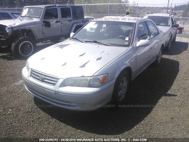 4T1BG22K11U098363 - 2001 TOYOTA CAMRY CE/LE/XLE SILVER photo 2