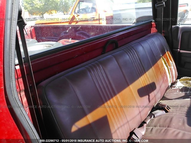 1B7GL26X2KS060262 - 1989 DODGE DAKOTA RED photo 8