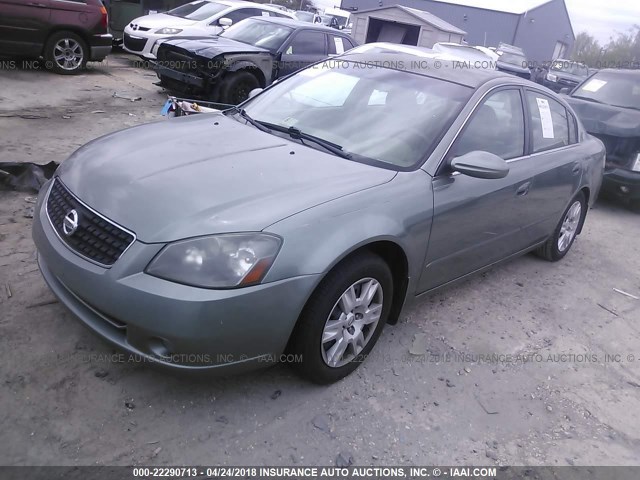 1N4AL11D86C242874 - 2006 NISSAN ALTIMA S/SL GREEN photo 2