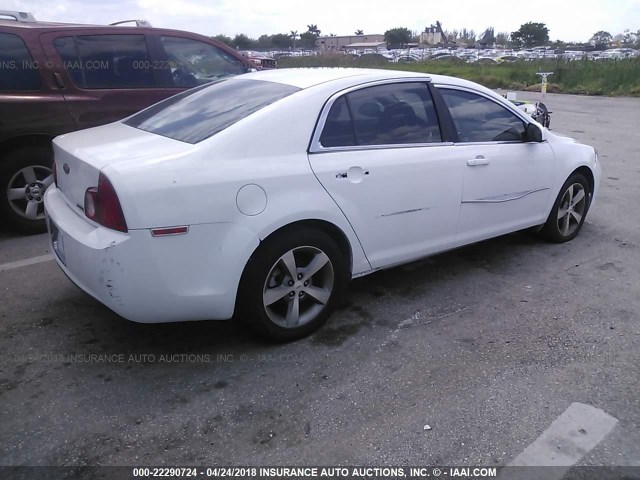 1G1ZC5EU0BF399900 - 2011 CHEVROLET MALIBU 1LT 白色 照片 4