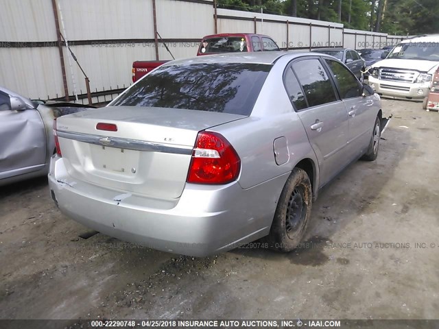 1G1ZS57FX7F264948 - 2007 CHEVROLET MALIBU LS SILVER photo 4