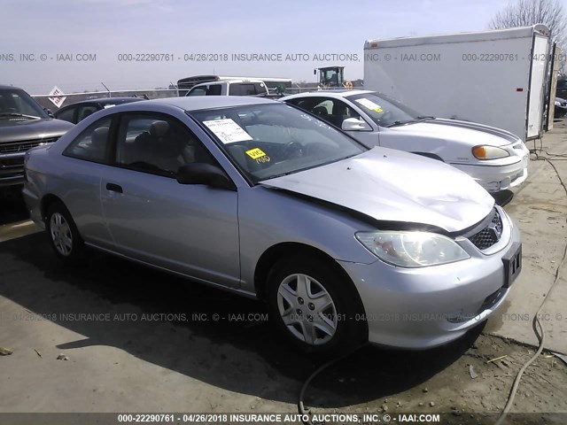 1HGEM211X4L074139 - 2004 HONDA CIVIC DX VP 银色 照片 1