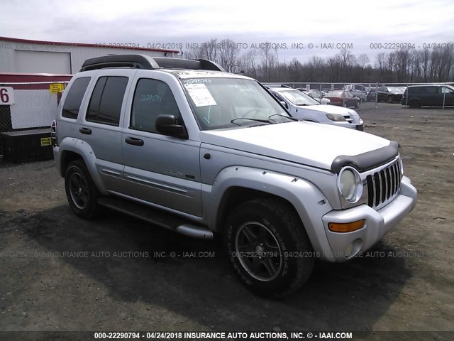 1J4GL38K03W508865 - 2003 JEEP LIBERTY RENEGADE SILVER photo 1