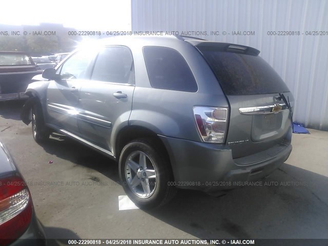 2CNDL63F366004924 - 2006 CHEVROLET EQUINOX LT GRAY photo 3