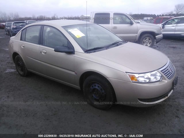 1G8AJ55F36Z131997 - 2006 SATURN ION LEVEL 2 TAN photo 1
