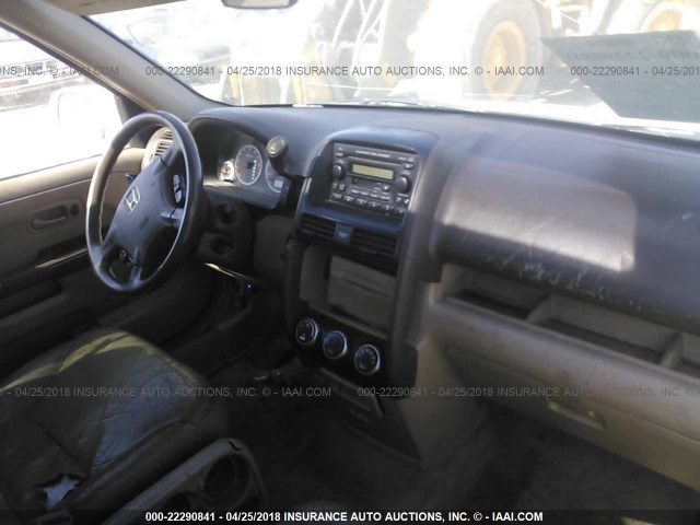 JHLRD78985C030492 - 2005 HONDA CR-V SE/EX WHITE photo 5