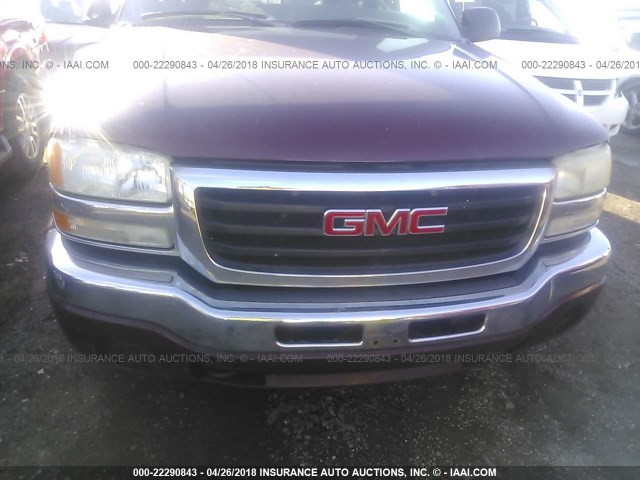 1GTEC14V43Z102720 - 2003 GMC NEW SIERRA C1500 MAROON photo 6