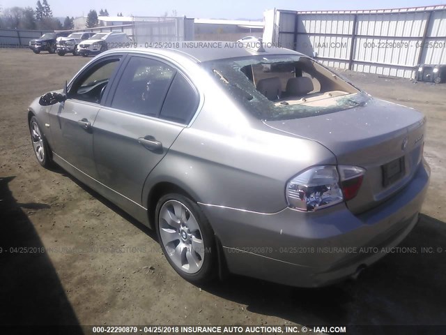 WBAVD53548A285125 - 2008 BMW 335 XI BROWN photo 3