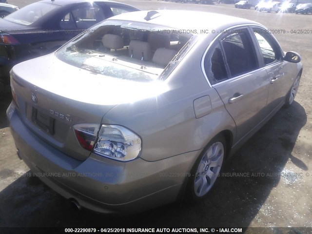 WBAVD53548A285125 - 2008 BMW 335 XI Коричневый фото 4