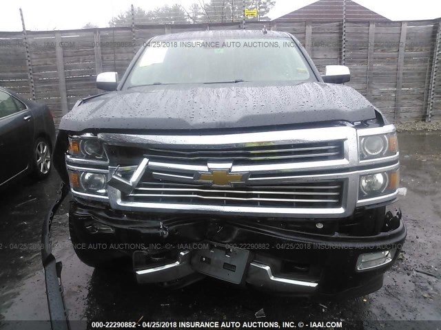 3GCUKTEC0EG511727 - 2014 CHEVROLET SILVERADO K1500 HIGH COUNTRY BLACK photo 6