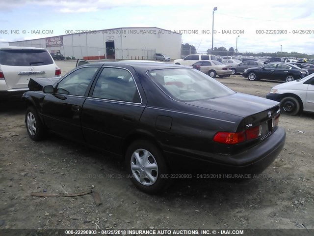 4T1BG22K61U104044 - 2001 TOYOTA CAMRY CE/LE/XLE 黑色 照片 3