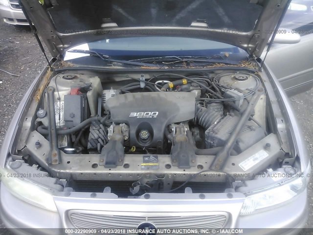 2G4WB52K721189281 - 2002 BUICK REGAL LS 金色 照片 10